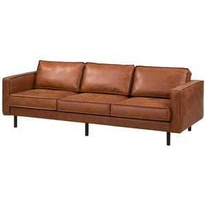 ars manufacti Bigsofa Fort Dodge Cognac Kunstleder 237x81x96 cm