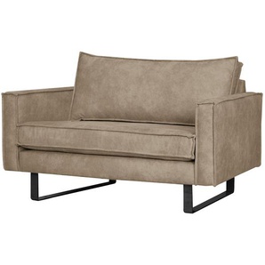 Sessel Liel Braun/Cappuccino Microfaser Priya 100 x 84 x 94cm