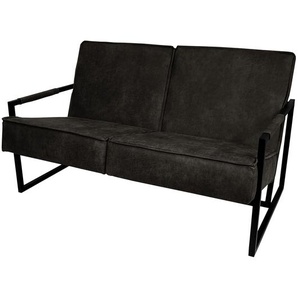 ars manufacti Sofa Rhode 2-Sitzer Basalt Mischgewebe 125x74x82 cm
