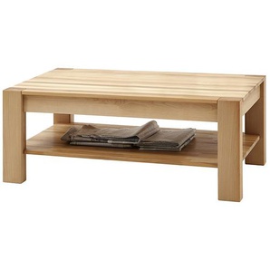 Ars Natura Couchtisch Pia I Massivholz Kernbuche Rechteckig 115x46x65 cm (BxHxT)