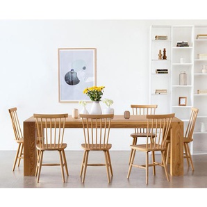 Esstisch George 240 x 100 cm Braun/Eiche