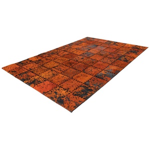 Arte Espina Teppich Voila 100, rechteckig, Höhe: 5 mm, handgenähter Flachflor-Teppich im Patchwork-Design.