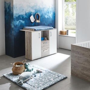 arthur berndt Babymöbel-Set Bente, (Spar-Set, 2-tlg., Kinderbett, Wickelkommode), mit Kinderbett und Wickelkommode, Made in Germany