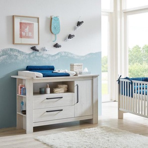 arthur berndt Babymöbel-Set Til, (Spar-Set, 2-tlg., Kinderbett, Wickelkommode), mit Kinderbett und Wickelkommode, Made in Germany