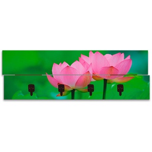 Artland Garderobenleiste Blühende Lotusblume, teilmontiert
