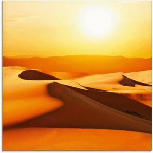 Artland Glasbild Dünen, Wüste (1 St), in verschiedenen Größen