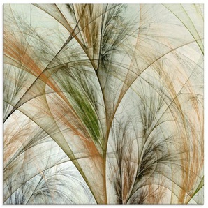 Artland Glasbild Fraktales Gras IV, Gräser (1 St), in verschiedenen Größen