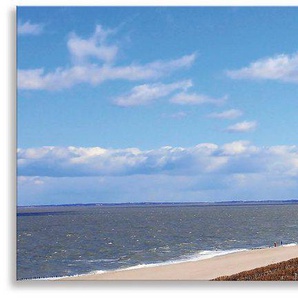 Artland Küchenrückwand Leuchtturm Sylt, (1-tlg), Alu Spritzschutz mit Klebeband, einfache Montage