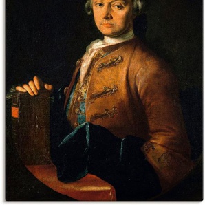 Artland Leinwandbild Bildnis Leopold Mozart. Um 1765, Menschen (1 St), auf Keilrahmen gespannt