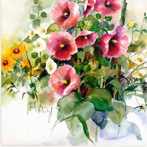 Artland Wandbild Blumen Zusammenstellung I, Blumen (1 St), als Leinwandbild, Wandaufkleber oder Poster in versch. Größen