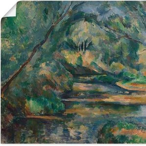Artland Wandbild Der Bach. Um 1895-1900, Wiesen & Baumbilder (1 St), als Alubild, Leinwandbild, Wandaufkleber oder Poster in versch. Größen
