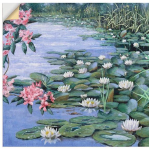 Artland Wandbild Der See, Gewässer (1 St), als Leinwandbild, Wandaufkleber oder Poster in versch. Größen