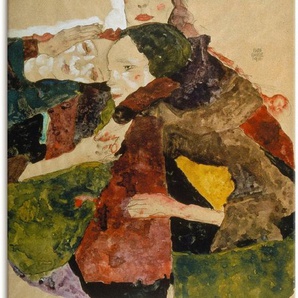Artland Wandbild Gruppe von drei Mädchen. 1911., Gruppen & Familien (1 St), als Alubild, Leinwandbild, Wandaufkleber oder Poster in versch. Größen