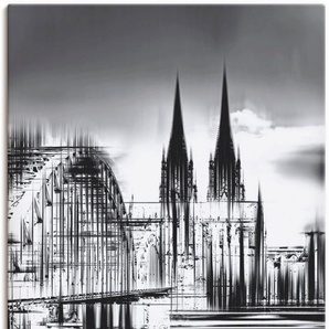 Artland Wandbild Köln Skyline Collage III, Deutschland (1 St), als Leinwandbild, Poster, Wandaufkleber in verschied. Größen