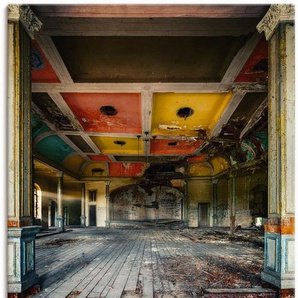 Artland Wandbild Lost Place - Der letzte Tanz Tanzsaal, Gebäude (1 St), als Alubild, Leinwandbild, Wandaufkleber oder Poster in versch. Größen