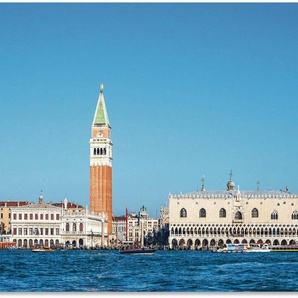 Artland Wandbild Markusplatz mit Dogenpalast Venedig, Venedig (1 St), als Alubild, Leinwandbild, Wandaufkleber oder Poster in versch. Größen