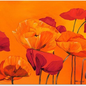 Artland Wandbild Mohnblume, Blumen (1 St), als Alubild, Leinwandbild, Wandaufkleber oder Poster in versch. Größen