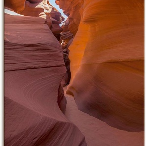 Artland Leinwandbild Pfade durch den Antelope Canyon, Bilder von Amerika (1 St), auf Keilrahmen gespannt