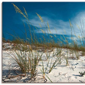 Artland Wandbild Sanddüne und Gräser, Strand (1 St), als Alubild, Outdoorbild, Leinwandbild, Poster in verschied. Größen