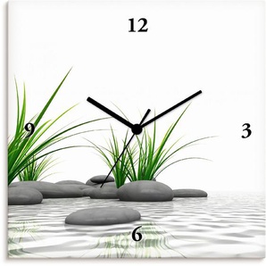 Artland Wanduhr 3 D Steine (wahlweise mit Quarz- oder Funhuhrwerk, lautlos ohne Tickgeräusche)