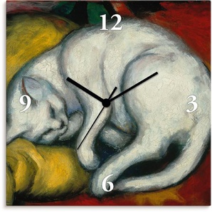 Artland Wanduhr Die weisse Katze. 1912 (analog, 30 cm)