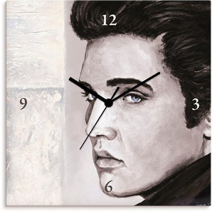 Artland Wanduhr Hollywood Legenden II - Elvis Presley (wahlweise mit Quarz- oder Funkuhrwerk, lautlos ohne Tickgeräusche)
