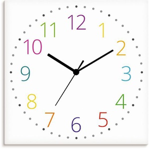 Artland Wanduhr Modernes Ziffernblatt (wahlweise mit Quarz- oder Funhuhrwerk, lautlos ohne Tickgeräusche)