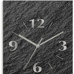 Artland Wanduhr Schiefer (wahlweise mit Quarz- oder Funhuhrwerk, lautlos ohne Tickgeräusche)