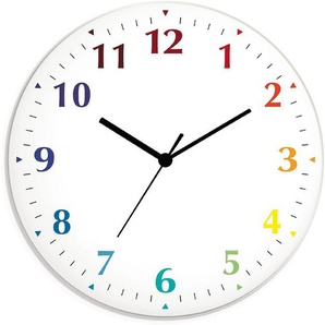 Artland Wanduhr Trendfarben (wahlweise mit Quarz- oder Funhuhrwerk, lautlos ohne Tickgeräusche)