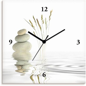 Artland Wanduhr Zen Friede (wahlweise mit Quarz- oder Funhuhrwerk, lautlos ohne Tickgeräusche)