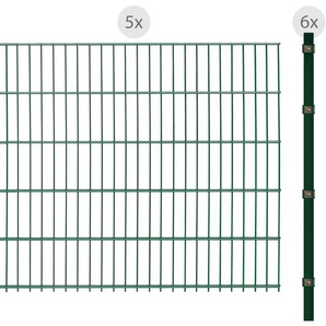 ARVOTEC Doppelstabmattenzaun ESSENTIAL 103 zum Einbetonieren Zaunelemente Zaunhöhe 103 cm, Zaunlänge 2 - 60 m Gr. H/L: 103 cm x 10 m H/L: 103 cm, grün (dunkelgrün) Zaunelemente