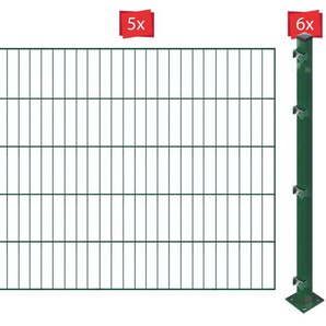 ARVOTEC Einstabmattenzaun ESSENTIAL 100 zum Aufschrauben Zaunelemente Zaunhöhe 100 cm, Zaunlänge 2 - 60 m Gr. H/L: 100 cm x 10 m H/L: 100 cm, grün (dunkelgrün) Zaunelemente