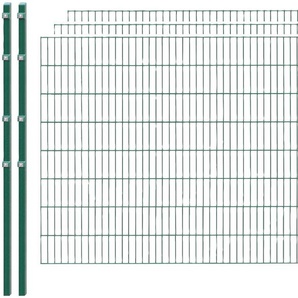 ARVOTEC Einstabmattenzaun ESSENTIAL 160 zum Einbetonieren Zaunelemente Gr. H/L: 160 cm x 6 m H/L: 160 cm, grün (dunkelgrün) Zaunelemente