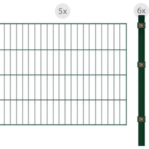 ARVOTEC Einstabmattenzaun ESSENTIAL 80 zum Einbetonieren Zaunelemente Zaunhöhe 80 cm, Zaunlänge 2 - 60 m Gr. H/L: 80 cm x 10 m H/L: 80 cm, grün (dunkelgrün) Zaunelemente