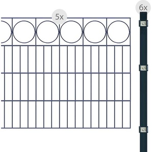 ARVOTEC Zaun Ring Zaunelemente 83 cm, 10 m Gr. H/L: 80 cm x 10 m, grau (anthrazit) Zaunelemente