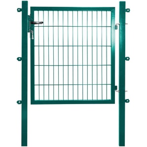 ARVOTEC Zauneinzeltür ESSENTIAL Tore Breite: 100 - 120 cm, Höhe: 80 - 200 cm, zum Einbetonieren Gr. B/H: 100 cm x 100 cm, grün Zauntore