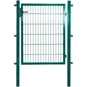 ARVOTEC Zauneinzeltür ESSENTIAL Tore Breite: 100 - 120 cm, Höhe: 80 - 200 cm, zum Einbetonieren Gr. B/H: 100 cm x 120 cm, grün Zauntore