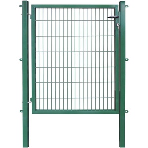 ARVOTEC Zauneinzeltür ESSENTIAL Tore Breite: 100 - 120 cm, Höhe: 80 - 200 cm, zum Einbetonieren Gr. B/H: 120 cm x 140 cm, grün Zauntore