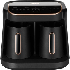Arzum - Okka Grandio Duo Mokka-Kaffeemaschine Schwarz, Bronze Fassungsvermögen Tassen=10 Display