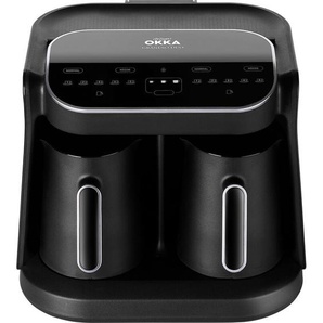 Arzum - Okka Grandio Duo Mokka-Kaffeemaschine Schwarz-Chrom Fassungsvermögen Tassen=10 Display