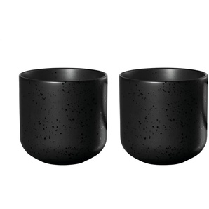 ASA SELECTION Becher 2er Set - schwarz - Materialmix - 7,5 cm - 7.5 | Möbel Kraft