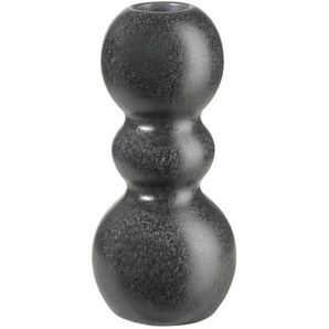 ASA SELECTION Kerzenhalter - schwarz - Steingut - 14 cm - [6.0] | Möbel Kraft