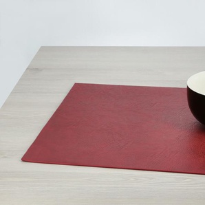 ASA SELECTION Platzdeckchen  vegan leather ¦ rot ¦ Synthetik ¦ Maße (cm): B: 46