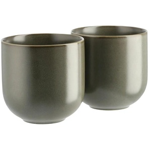 ASA SELECTION Teebecher 2er-Set Coppa Nori - grün - Materialmix - 7,5 cm - 7.5 | Möbel Kraft