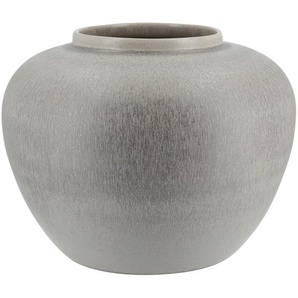 ASA SELECTION Vase - grau - Steingut - 18 cm - [11.5] | Möbel Kraft