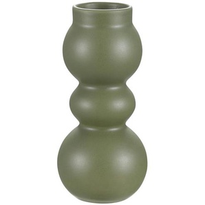 ASA SELECTION Vase - grün - Steingut - 19 cm - [5.5] | Möbel Kraft