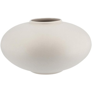 ASA SELECTION Vase  Mara ¦ creme ¦ Steinzeug ¦ Maße (cm): H: 10  Ø: 18