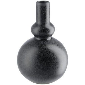 ASA SELECTION Vase   ¦ schwarz ¦ Steingut ¦ Maße (cm): H: 15,5  Ø: 2.5