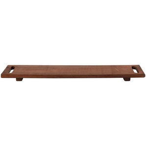 ASA Tablett Wood, Akazie, Holz, Akazie, massiv, rechteckig, 13x3x60 cm, robust, Tischkultur & Servieren, Tabletts