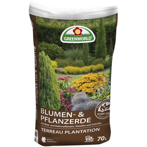 ASB Greenworld Greenworld Blumen und Pflanzerde torffrei 70 L GLO688100902